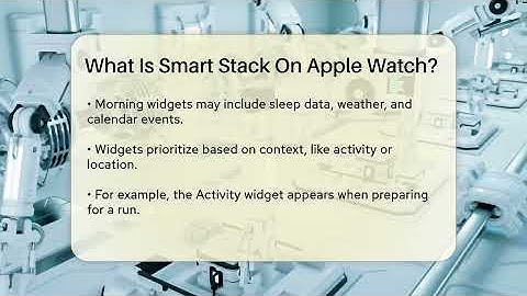 What Is Smart Stack On Apple Watch? - Talking Tech Trends