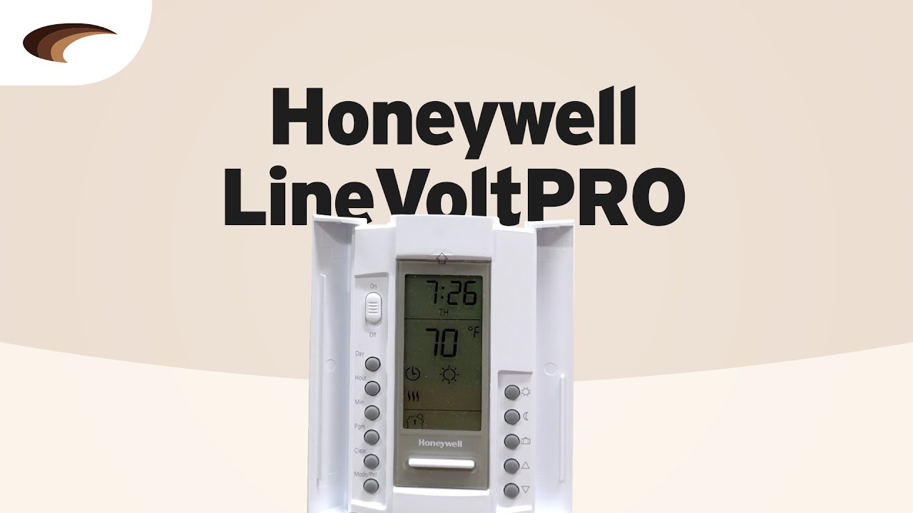 Honeywell LineVoltPRO Series of Thermostats - YouTube