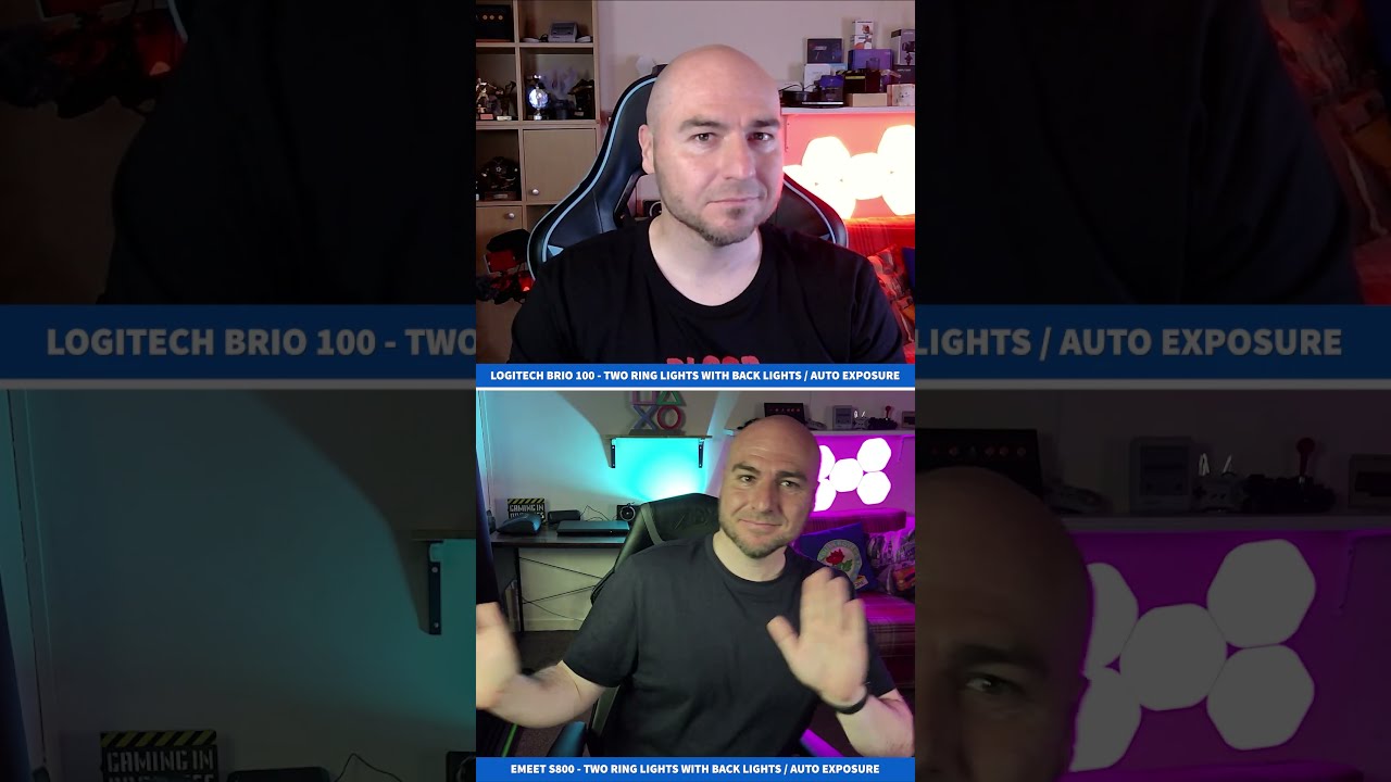 Logitech Brio 100 Vs Emeet S800 Webcam