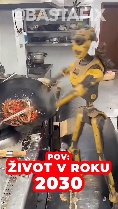 🤖Roboti nám vezmú joby🙈Basta Fix v roku 2030😅Myslíš že tak bude? #BastaFix #Vtip #Paródia #Satira
