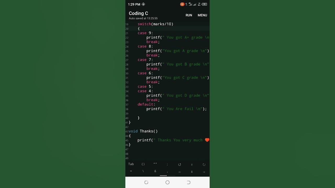 C language coding status coding programming clanguage 