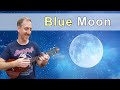 Blue moon  ukulele tutorial