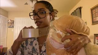 asmr packing tape on squishmillow *crinkle sounds
