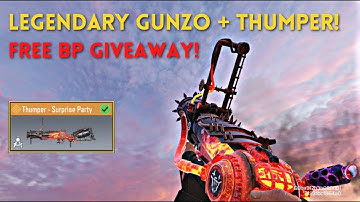 NEW Unhinged Jokester Draw LEGENDARY GUNZO LEGENDARY THUMPER Surprise Party COD MOBILE CODM Gameplay