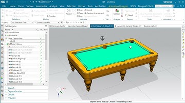 Siemens NX Pool ball Animation Made Easy