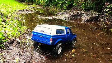 Muddy water wpl c24, waterproof 4x4 off-road RC