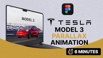 Figma Parallax Scroll Effect - Tutorial (Tesla Model-3)
