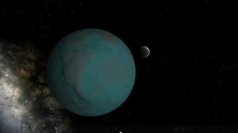 Kepler-62 F and Iapetus collision - Universe Sandbox 2