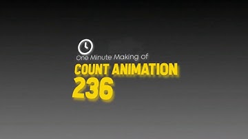 Only One Minute - How to Making Counting Animation using Vanilla JavaScript