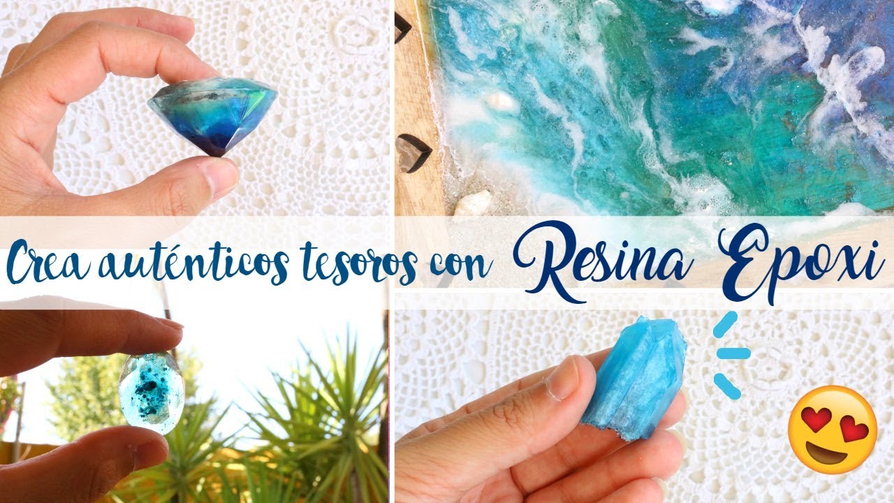 Joyas de resina: Cómo hacer playas con resina UV y arena, Tutorial collar  mar fácil