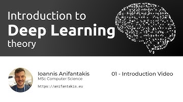 Deep Learning - 01 Tutorial Introduction