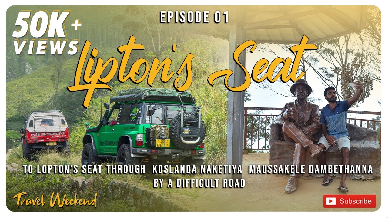 Deadliest Road To Lipton's seat through  Koslanda, Naketiya #traveldocumentary   #haputhale #4wd