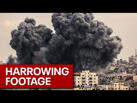 Gaza in ruins as Israeli forces continue attacks, video shows