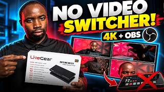 How To Use Multiple 4K Cameras in OBS Studio Without a Video Switcher | LiveGear VC124 screenshot 3