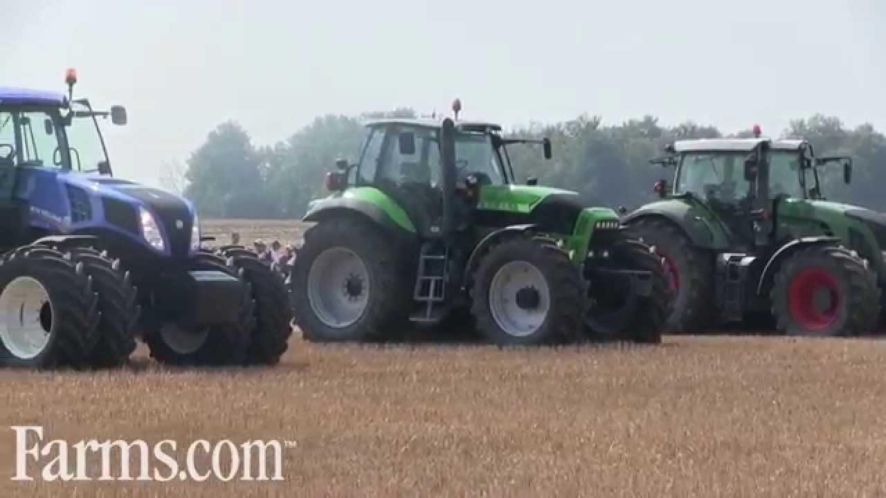 Outdoor Farm Show Tillage Demonstrations:  John Deere And Others.