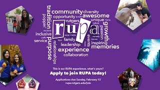 #MyRUPAExperience
