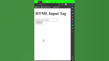 HTML input[email] Tag in Tamil