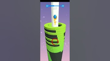 STACK BALL 🔵🟠🟢 Max Level Gameplay (Android, IOS) Walkthrough/All Levels/Update/Level 21-23