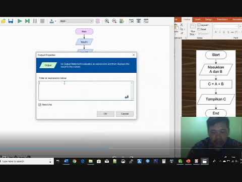 make flowchart using flowgoritm software - YouTube