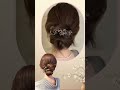 Laid-back bun hairstyle a versatile hairstyle for autumn and winter#Daily editing and