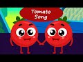 Tomato Song Let S Sing With The Cheerful Tomatoes Kiddopia Nursery Rhymes 