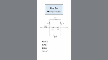 Equivalent Resistance Problem - Series and Parallel #electricalengineering #physics