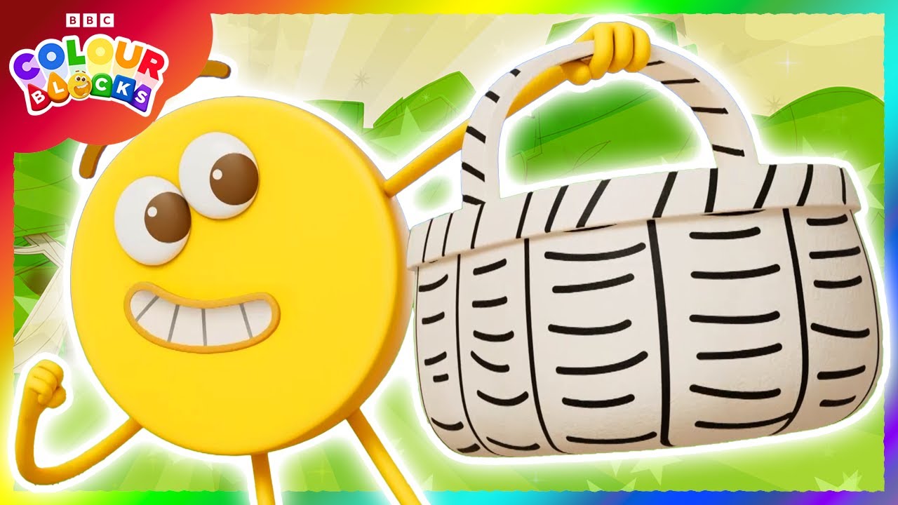 Yellow's Awesome Picnic Party! 💛 | Kids Learn Colours | Colourblocks