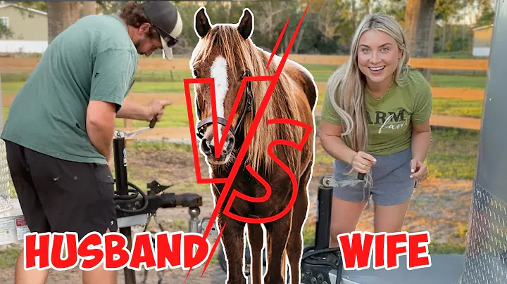 HUSBAND VS WIFE EQUESTRIAN CHALLENGE! | PART 1