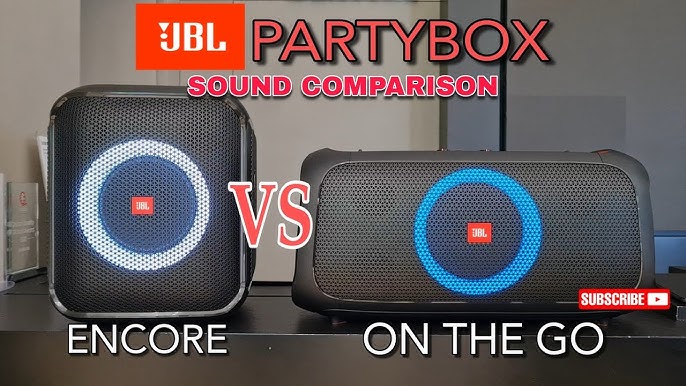 JBL PartyBox On-the-Go Portable Party Speaker - Black