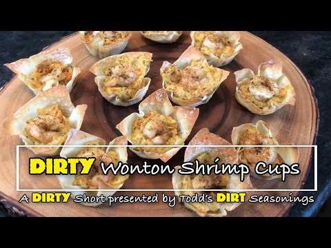 DIRTY Wonton Shrimp cups hqdefault