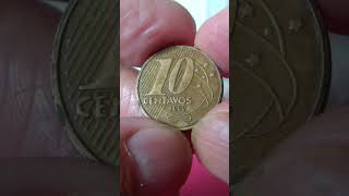 Moeda Rara 10 Centavos 1999 Valiosa Baixa Tiragem Valor Atualizado