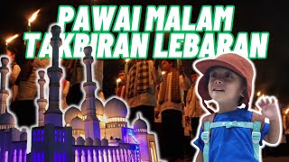 PAWAI MALAM TAKBIRAN LEBARAN IDUL FITRI 2023 DI MATARAM NTB