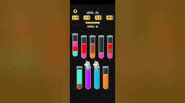 Color water sort 3d || Level 23 || water challenge puzzle game | Android iOS Game|Max Gaming Shakeel