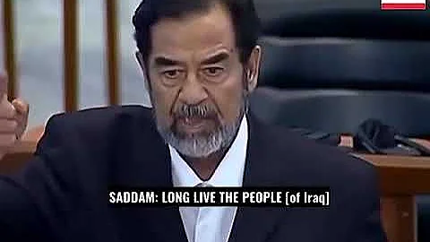 Saddam Hussein’s Chilling Reaction to His Death Sentence | Real Courtroom Footage (2006)