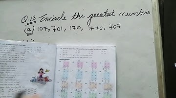 Class 3 Math : New Composite mathematics chapter 1 Revision Questions 13 greatest no.