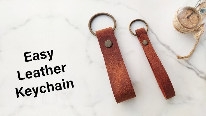 Easy Leather Key Chain Pdf Pattern, Simple Diy Leather Keychain - YouTube easy-leather-key-chain-pdf-pattern-simple-diy-leather-keychain-youtube