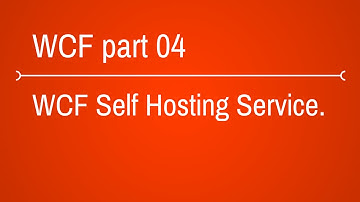 WCF self hosting service