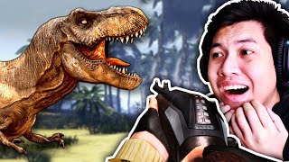 ล่าไดโนเสาร์ T-REX (เอาชีวิตรอดบนเกาะร้าง)