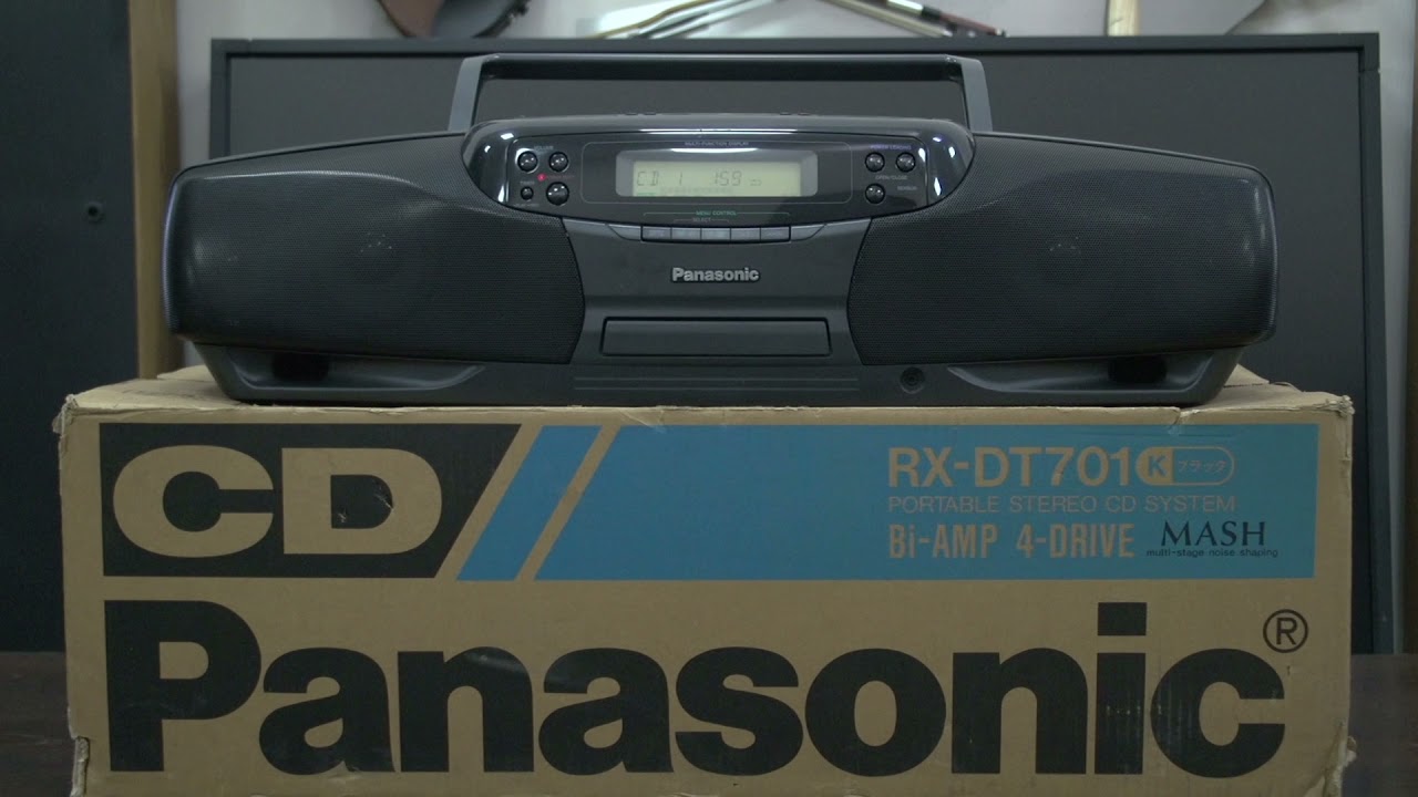 Panasonic 大型CDラジカセ　MASH　 RX-DT701 リモコン付き Panasonic 大型CDラジカセMASH RX-DT701 リモコン付き