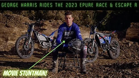 Movie stuntman George Harris rides the 2023 EM Epu...