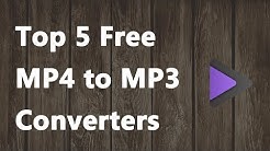 2018 NEW - Top 5 Free MP4 to MP3 Converters  - Durasi: 1:47. 