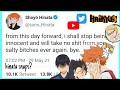 if haikyuu characters had twitter?? || HINATA SNAPS?? || haikyuu tweets