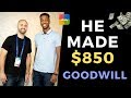 HE SPENT $1 AT GOODWILL BINS AND MADE $850 SELLING ON EBAY!