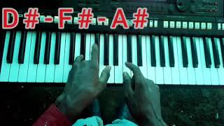 JIFUNZE KINANDA Ep 06 (b) CHORD ZA KEY F SHARP (F#) Piano Class Online by Frank Masembo 🇹🇿