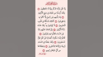 القرآن الكريم سورة الحجر ماهر المعيقلي #القرآن_الكريم #راحة_نفسية #اطمئن