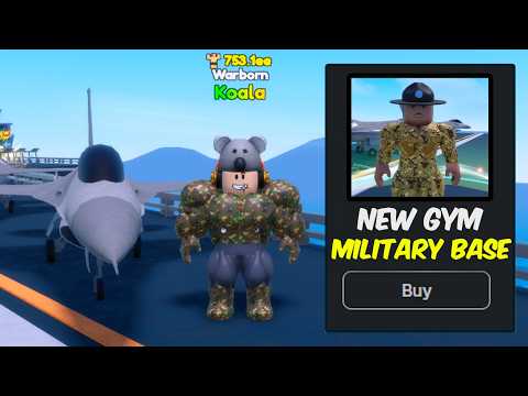 I Unlocked NEW MILITARY GYM in Gym Star Simulator