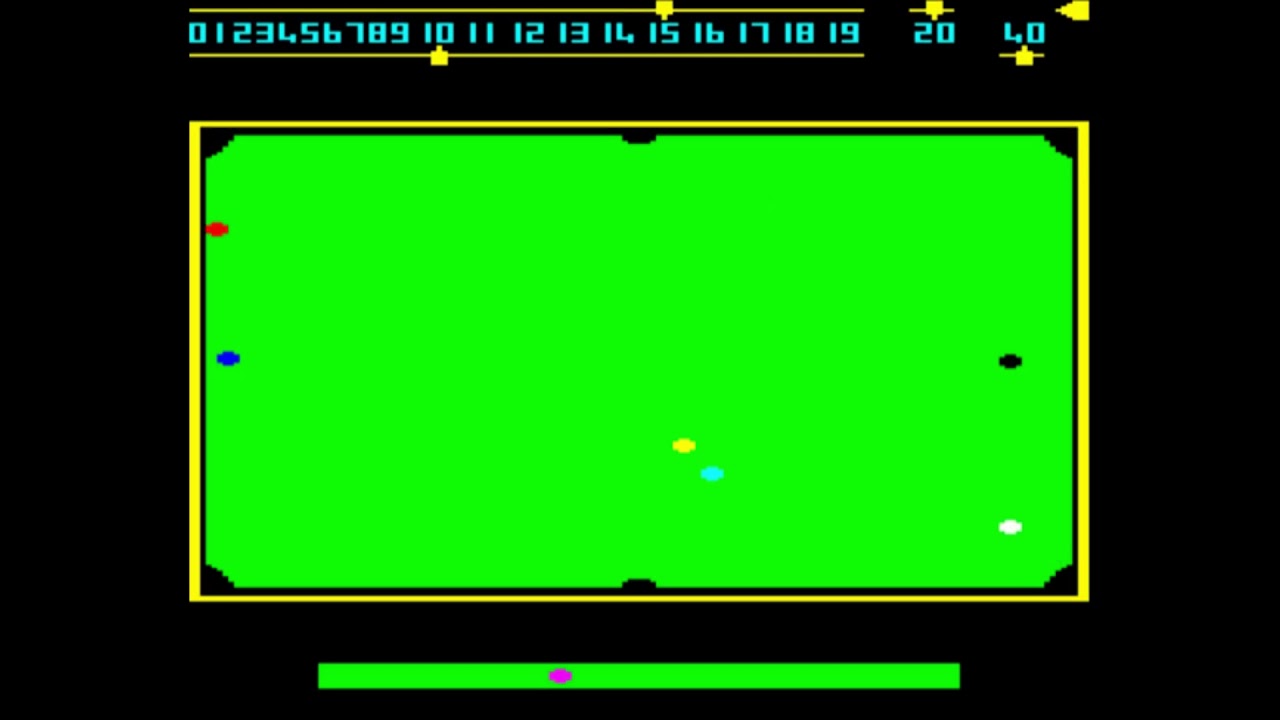 Snooker (Acornsoft) for the BBC Micro