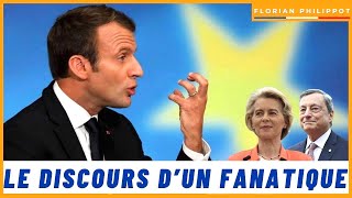 Europe : Macron fait un discours fanatique !