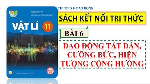 VẬT LÍ 11- KẾT NỐI TRI THỨC|BÀI 6:DAO ĐỘNG TẮT DẦN, CƯỠNG BỨC, CÔNG HƯỞNG