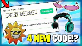 *4 Codes * ALL NEW PROMO CODES in ROBLOX  (April 2021)